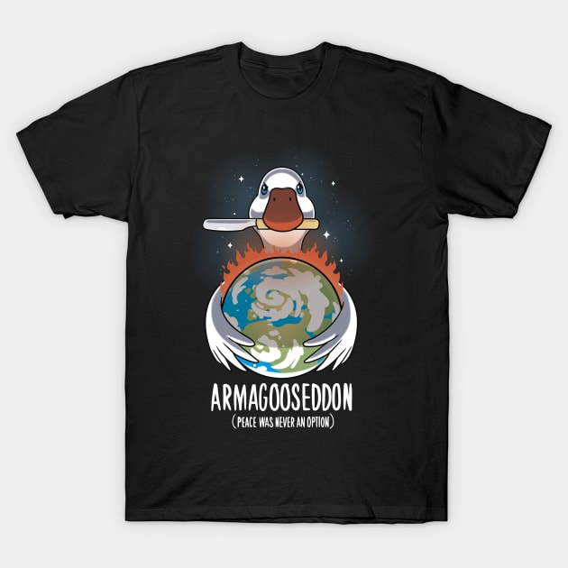 Untitled Goose Armageddon - World domination - Gaming T-Shirt by Typhoonic